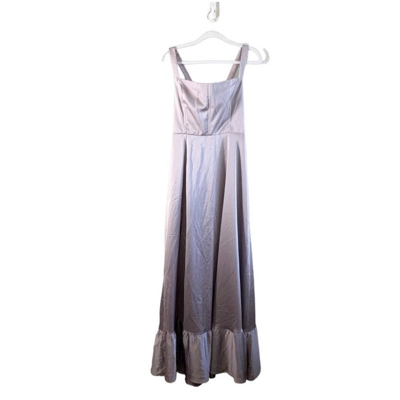 Show Me Your Mumu Clarissa Corset Dress in Dusty Purple Luxe Satin XL - Picture 6 of 6